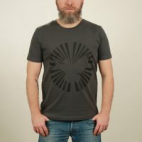 NATIVE SOULS T-Shirt Herren – Dove Sun – dark grey