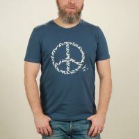 NATIVE SOULS T-Shirt Herren – Peace – dark blue