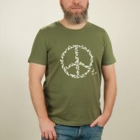 NATIVE SOULS T-Shirt Herren – Peace – green