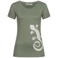 NATIVE SOULS T-Shirt Damen – Gecko