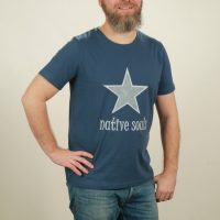 NATIVE SOULS T-Shirt Herren – Star – dark blue