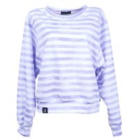 Lena Schokolade Sweater Pastell Stripes Bio versch. Farben