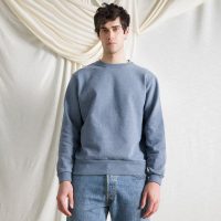 Rifò – Circular Fashion Made in Italy Herren Sweatshirt Recycelter Denim-Baumwolle Cassius