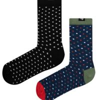 Natural Vibes Bunte Socken GOTS |Herren Damen Socken | Dots