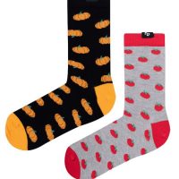 Natural Vibes Bunte Socken GOTS |Herren Damen Socken | Gemüse