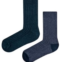 Natural Vibes Warme Socken GOTS |Herren Damen Socken | 2 Pack
