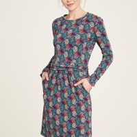 TRANQUILLO Jersey Kleid aus Bio-Baumwolle mit Print in verschiedenen Farben