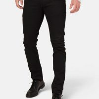 Mud Jeans Jeans Slim Fit – Lassen – dip dry black
