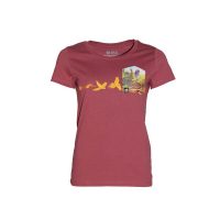 Damen T-Shirt Rundhals aus Bio-Baumwolle „Papafly BT“ Rot von Fädd
