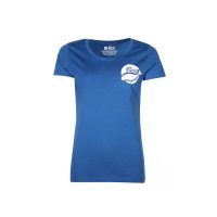 Damen T-Shirt Rundhals aus Bio-Baumwolle „Beluga“ Blau von Fädd