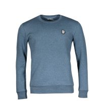 FÄDD Herren Sweatshirt Pullover Bio-Baumwolle „Hipster Hans Pätsch“ Blau