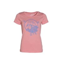 FÄDD Damen T-Shirt Rundhals aus Bio-Baumwolle „Schlitzmatrose“ Rosa
