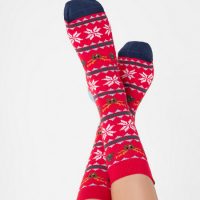 Natural Vibes Bunte Socken GOTS |Herren Damen Socken | Christmas