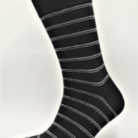 BLS Organic 3er Pack GOTS zertifiziert 98 % Bio-Baumwolle Ringel Herren Socken