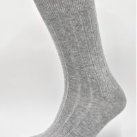 BLS Organic 4er Pack GOTS zertifiziert 98 % Bio-Baumwolle Rippe gemustert Herren Socken