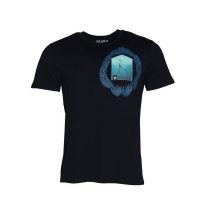 FÄDD Herren T-Shirt Rundhals aus Bio-Baumwolle „Der Hailansch BT“ Navy Blau