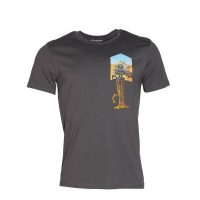 FÄDD Herren T-Shirt Rundhals aus Bio-Baumwolle „E.N.-T.E. BT“ Grau