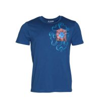 FÄDD Herren T-Shirt Rundhals aus Bio-Baumwolle „Oktompass BT“ Blau