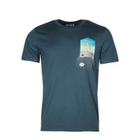FÄDD Herren T-Shirt Rundhals aus Bio-Baumwolle „Raubmöwe BT“ Blau