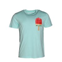 FÄDD Herren T-Shirt Rundhals aus Bio-Baumwolle „Leck Mich BT“ Blau