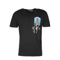 FÄDD Herren T-Shirt Rundhals aus Bio-Baumwolle „Octo BT“ Grau