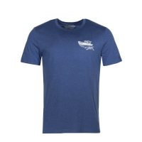 FÄDD Herren T-Shirt Rundhals aus Bio-Baumwolle „Kutter Baustelle BRP“ Blau