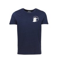 FÄDD Herren T-Shirt Rundhals aus Bio-Baumwolle „Schreihals“ Blau