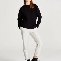 Givn Berlin Damen Sweater aus Bio-Baumwolle mit Ripp Optik „Wilma“
