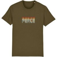 DüsselGreen „Peace“ Print T-Shirt aus Bio Baumwolle