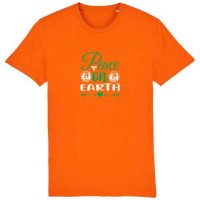 DüsselGreen „Peace on Earth“ Print T-Shirt aus Bio Baumwolle