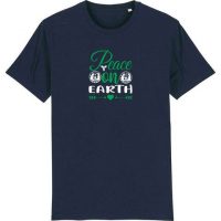 DüsselGreen „Peace on Earth“ Print T-Shirt aus Bio Baumwolle