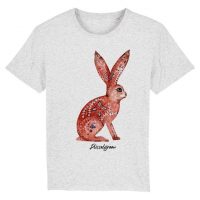 DüsselGreen Hase, Kaninchen, Cute, Knuddelig, Boho Tshirt aus Bio Baumwolle