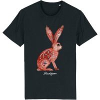 DüsselGreen Hase, Kaninchen, Cute, Knuddelig, Boho Tshirt aus Bio Baumwolle