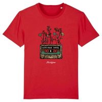 DüsselGreen Retro Tshirt aus Bio Baumwolle, Vintage, Blumen, Sommer