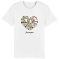 DüsselGreen Love, Peace Tshirt aus Bio Baumwolle