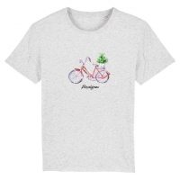 DüsselGreen Fahrrad, Vintage, Ölfarbe, Öko Tshirt aus Bio Baumwolle