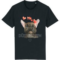 DüsselGreen Frenchie, Hund, Dog, Liebe Tshirt aus Bio Baumwolle