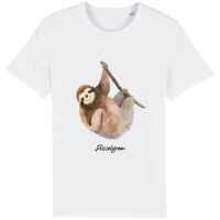 DüsselGreen Faultier, Relax, Natur Tshirt aus Bio Baumwolle