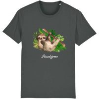 DüsselGreen Faultier, Jungle, Natur Tshirt aus Bio Baumwolle