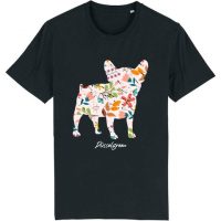 DüsselGreen Bulldogge, Bunt, Frenchie Tshirt aus Bio Baumwolle