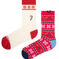 Natural Vibes Bunte Socken GOTS |Herren Damen Socken | Christmas