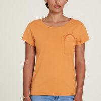 TRANQUILLO Jersey T-Shirt mit Print in verschiedenen Farben GOTS Bio-Baumwolle (S23C51)