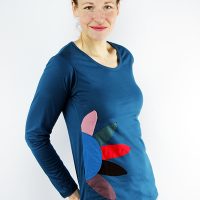 NEPALAYA Fairtrade Damen Langarmshirt aus Bio-Baumwolle Caja