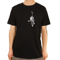 Spangeltangel Herrenshirt „Kosmonaut“, T-Shirt, Bio-Baumwolle, Astronaut, Stern,
