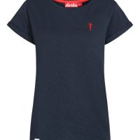 derbe Kurzarm T-shirt Print „Basic Kippes“