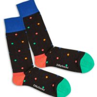 DillySocks Socken Neon Dots aus Biobaumwoll-Mix
