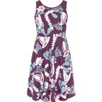 Global Mamas Bio Jersey Kleid – FIT & FLARE – Floral/Botany