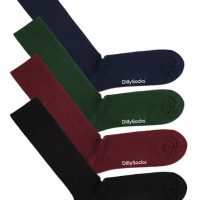 DillySocks Socken „Premium Ribbed Socks 4er Set“