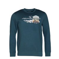 FÄDD Herren Sweatshirt Pullover aus Bio-Baumwolle „Mole BT“ Blau