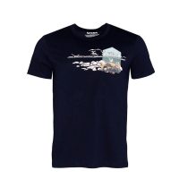 FÄDD Herren T-Shirt Rundhals aus Bio-Baumwolle „Mole BT“ Navy Blau
